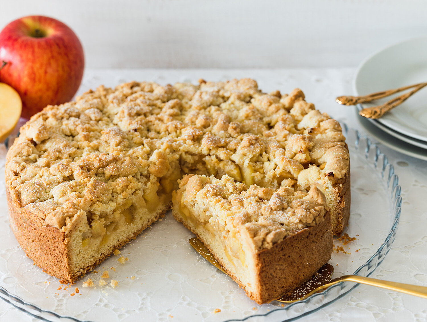 <div>Apfel oder Zitronenkuchen</div>